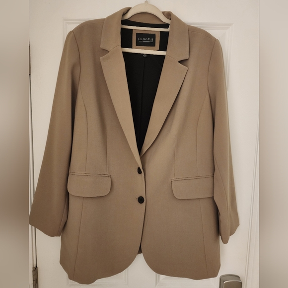Eloquii 365 Blazer "Biscuit" - Picture 2 of 7